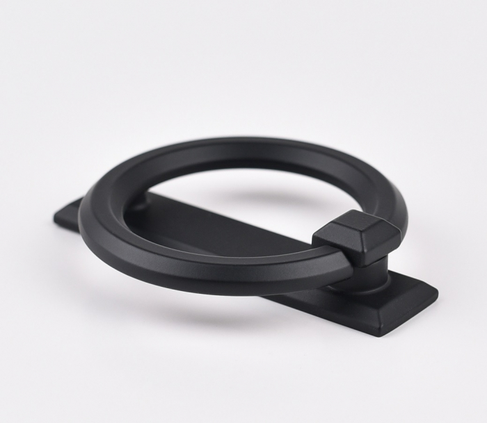 Maner pentru mobila Enzo Line, finisaj negru mat CB, 64 mm [4]