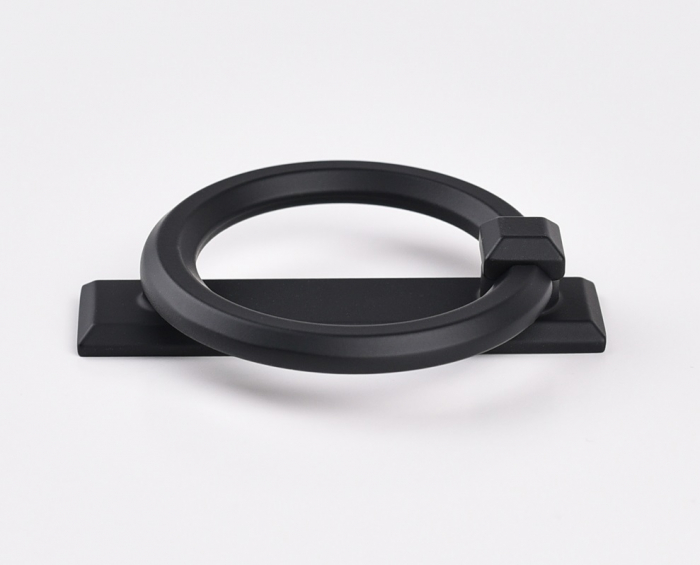Maner pentru mobila Enzo Line, finisaj negru mat CB, 64 mm [3]