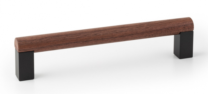 Maner pentru mobila Eto, finisaj gri lava/nuc, L:174.6 mm [6]