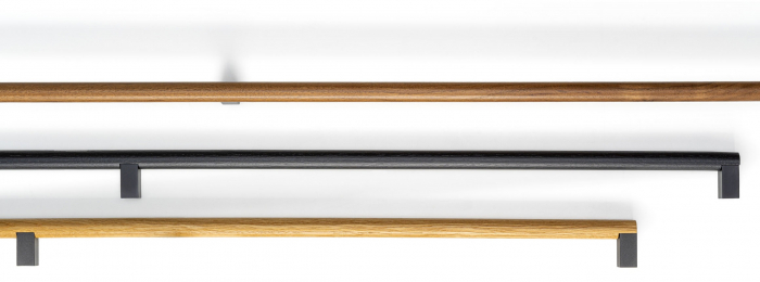 Maner pentru mobila Eto, finisaj gri lava/stejar, L:1006.6 mm [9]