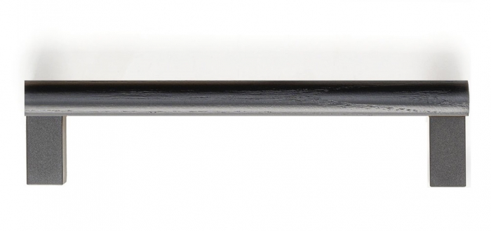 Maner pentru mobila Eto, finisaj negru mat/negru mat lacuit, L:334.6 mm [3]
