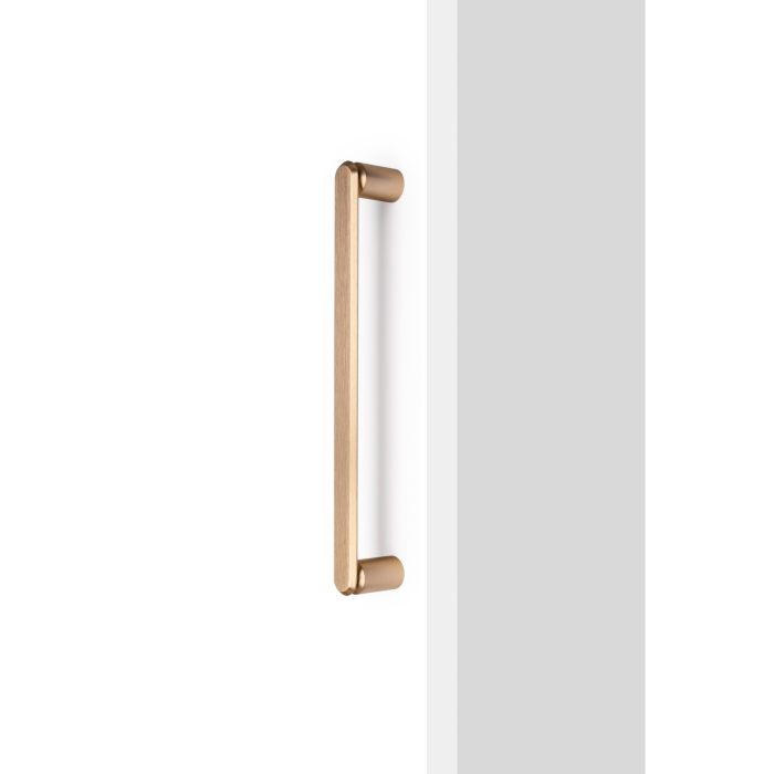 Maner pentru mobila Fase Big, finisaj alama cava periata, L:348 mm [4]