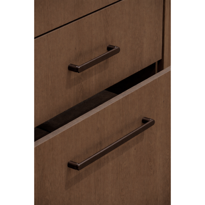 Maner pentru mobila Fase, finisaj bronz periat, L:177 mm [3]