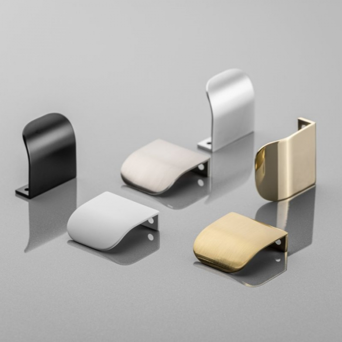 Maner pentru mobila Fiord, finisaj otel periat GT, L:44 mm [4]