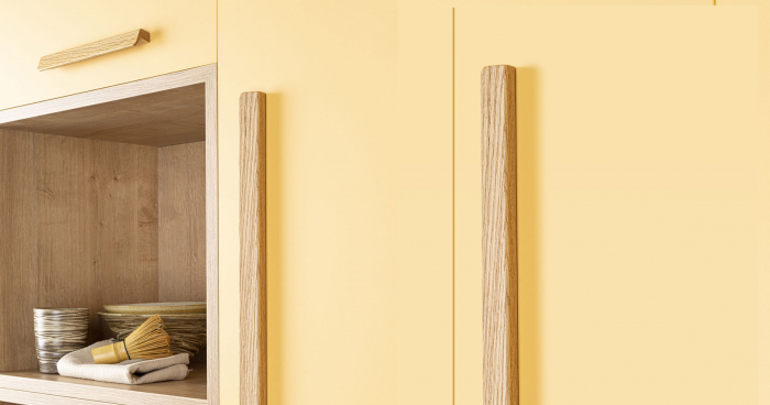 Maner pentru mobila Flapp Wood, finisaj stejar, L:1100 mm [5]