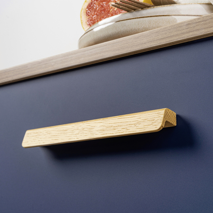 Maner pentru mobila Flapp Wood, finisaj natur, L:70 mm [3]
