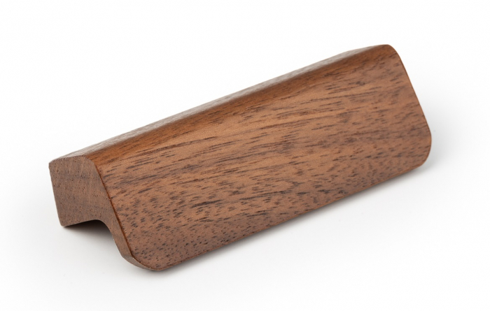 Maner pentru mobila Flapp Wood, finisaj nuc, L:70 mm [6]