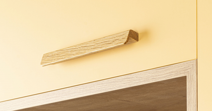 Maner pentru mobila Flapp Wood, finisaj stejar, L:70 mm [7]