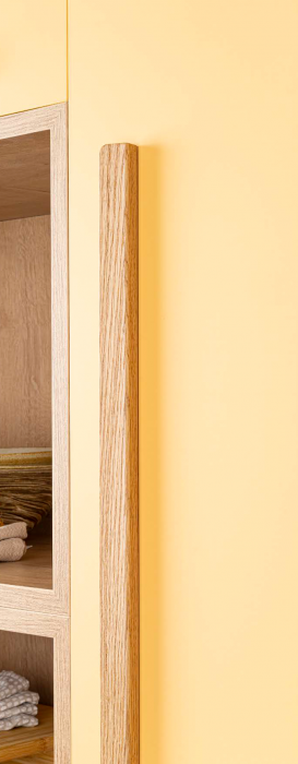 Maner pentru mobila Flapp Wood, finisaj stejar, L:70 mm [3]