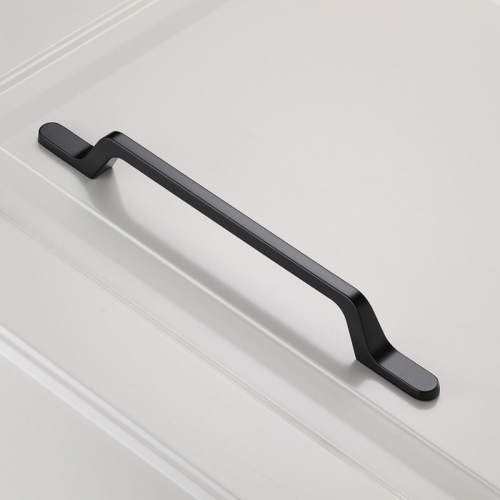 Maner pentru mobila Flavio, finisaj negru mat GT, L:161 mm [5]