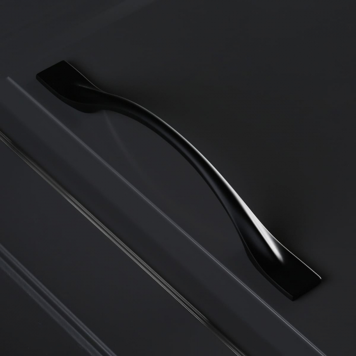 Maner pentru mobila Flow, finisaj negru mat GT, L:200 mm [5]
