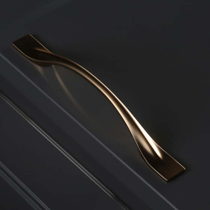 Maner pentru mobila Flow, finisaj sampanie GT, L:200 mm [6]