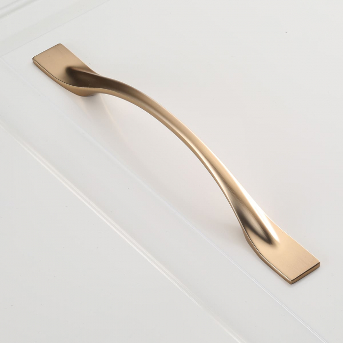 Maner pentru mobila Flow, finisaj sampanie GT, L:200 mm [5]