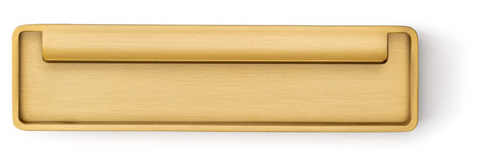 Maner pentru mobila Fold, finisaj alama cava periata, L 174 mm [3]