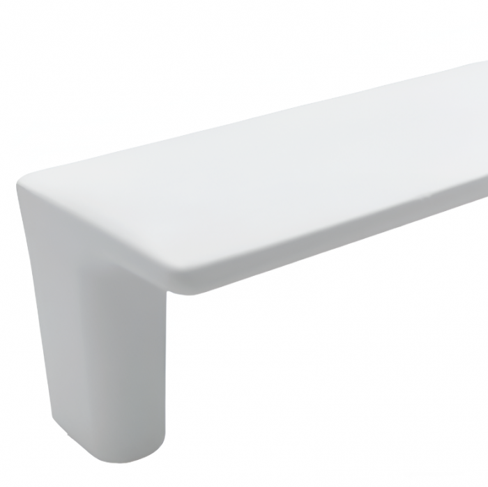 Maner pentru mobila Gen, finisaj alb, L:234 mm [3]