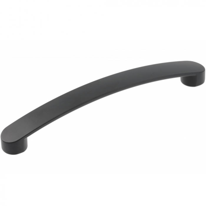 Maner pentru mobila Genua, finisaj negru mat GT, L:168 mm [1]