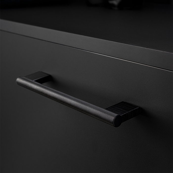 Maner pentru mobila Graf Big, finisaj negru periat, L:352 mm [4]