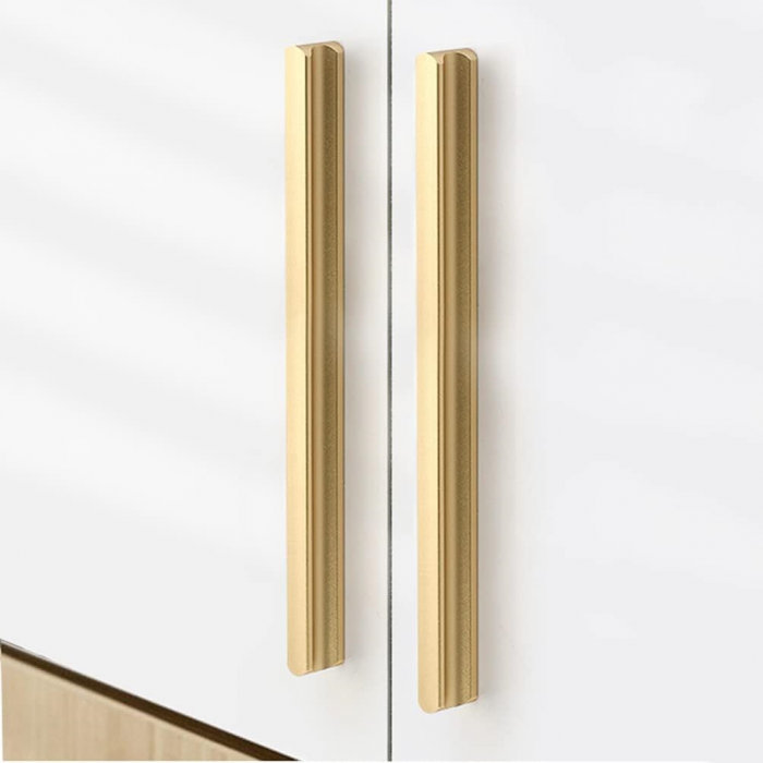 Maner pentru mobila Groove, finisaj auriu deschis periat GT, L:360 mm [2]