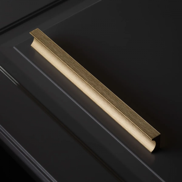 Maner pentru mobila Groove, finisaj auriu deschis periat GT, L:360 mm [3]