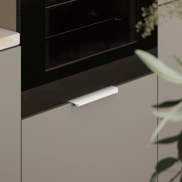 Maner pentru mobila Hexa GT, finisaj alb mat GT, L:190 mm [4]