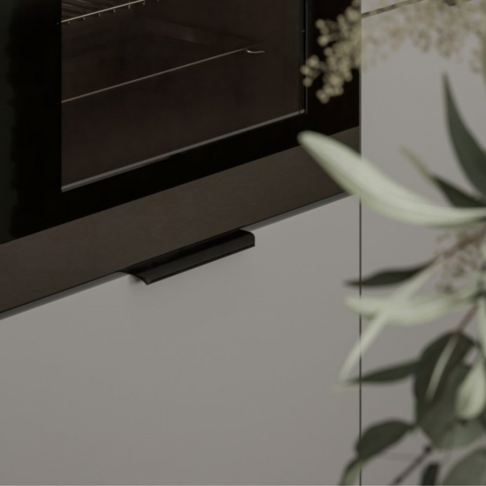 Maner pentru mobila Hexa GT, finisaj negru mat GT, L:150 mm [8]
