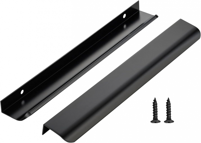Maner pentru mobila Hexa GT, finisaj negru mat GT, L:290 mm [2]
