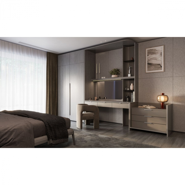 Maner pentru mobila Hexa GT, finisaj otel periat GT, L:225 mm [3]