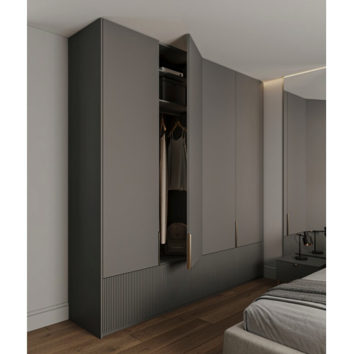 Mâner pentru mobilă Hexa GTV, auriu periat, L: 150 mm [3]