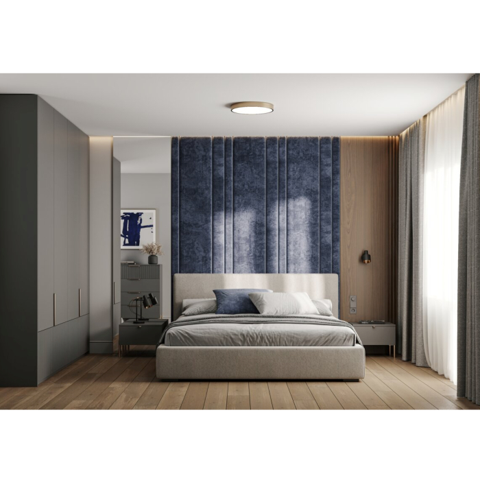 Mâner pentru mobilă Hexa GTV, auriu periat, L: 150 mm [6]