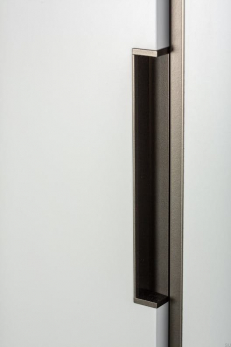 Maner pentru mobila Hexxa, finisaj gri metalizat, L 1100 mm [3]