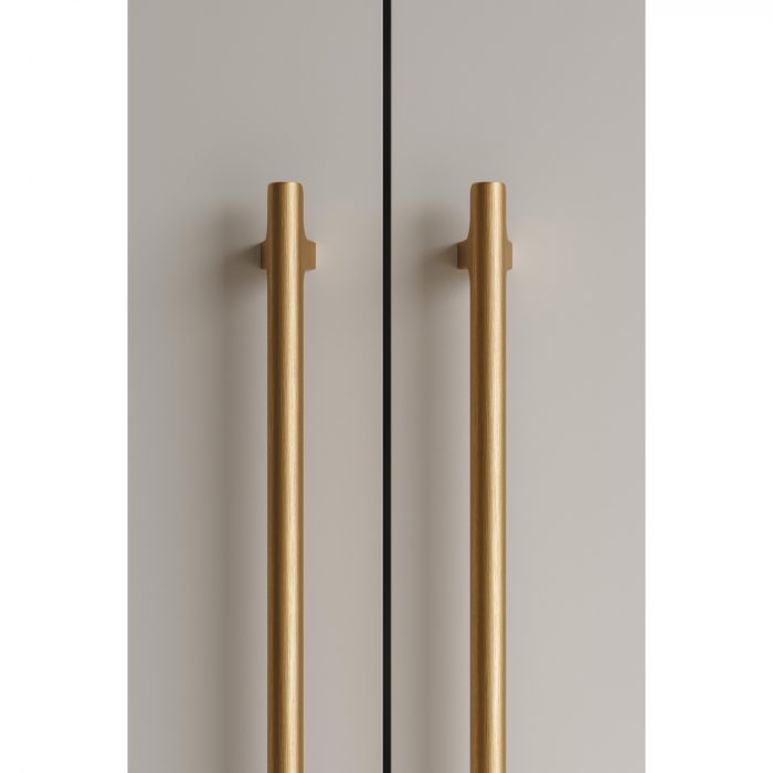 Maner pentru mobila Hinoki Big, finisaj alama cava periata, L:500 mm [4]