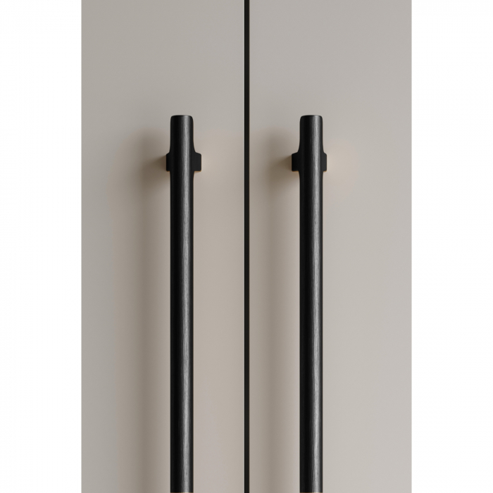 Maner pentru mobila Hinoki Big, finisaj negru periat, L:500 mm [4]