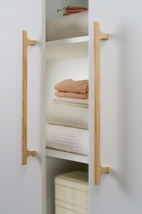Maner pentru mobila Hinoki Wood Big, finisaj stejar, L:500 mm [3]