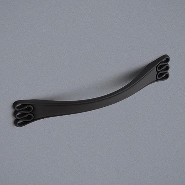 Maner pentru mobila Jade, finisaj negru mat CB, 128 mm [2]
