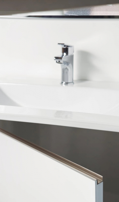 Maner pentru mobila Jey2, finisaj otel inoxidabil, L:147 mm [5]