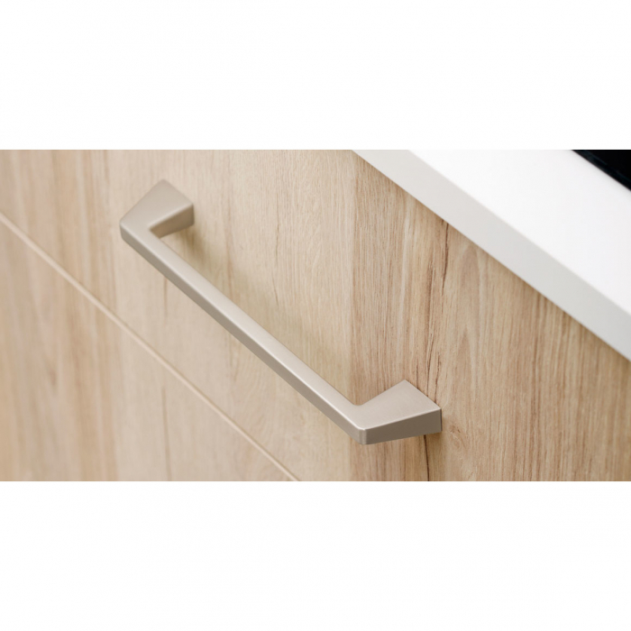 Maner pentru mobila Kado, finisaj nichel periat, L:346 mm [3]