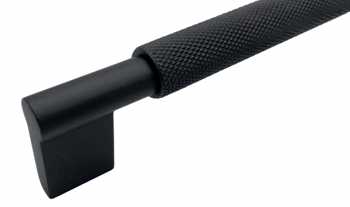 Maner pentru mobila Karelia Knurling, finisaj negru mat CB, 320 mm [3]