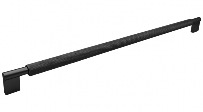 Maner pentru mobila Karelia Knurling, finisaj negru mat CB, 896 mm [1]