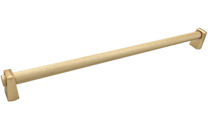 Maner pentru mobila Kasper Knurling, finisaj alama mata CB, 480 mm [1]