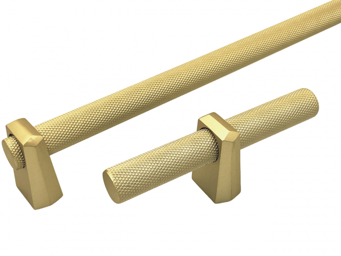 Maner pentru mobila Kasper Knurling, finisaj alama mata CB, 896 mm [4]