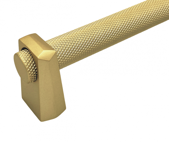 Maner pentru mobila Kasper Knurling, finisaj alama mata CB, 896 mm [3]