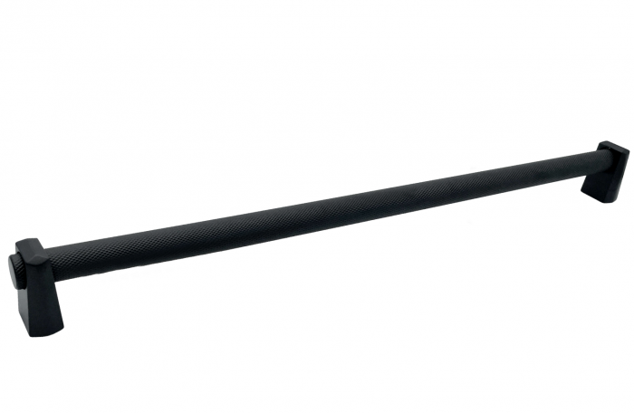 Maner pentru mobila Kasper Knurling, finisaj negru mat CB, 480 mm [1]
