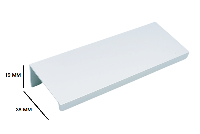 Maner pentru mobila Kenzo, finisaj aluminiu, L:200 mm [2]