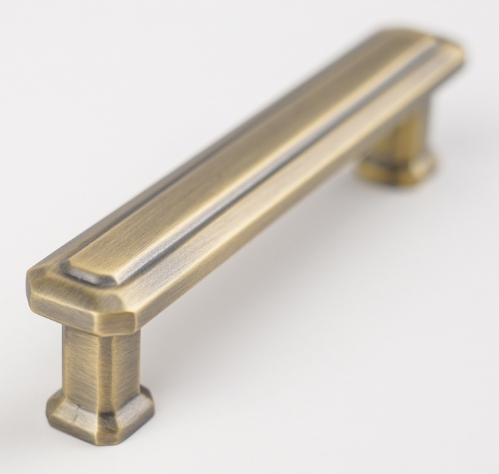 Maner pentru mobila King, finisaj alama antichizata periata CB, 96 mm [3]