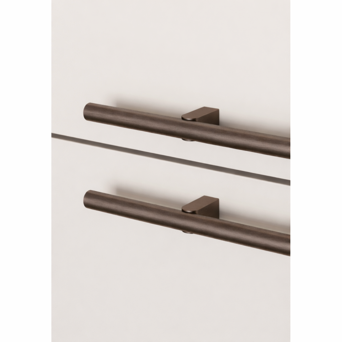 Maner pentru mobila Kumo, finisaj bronz periat, L:248 mm [5]