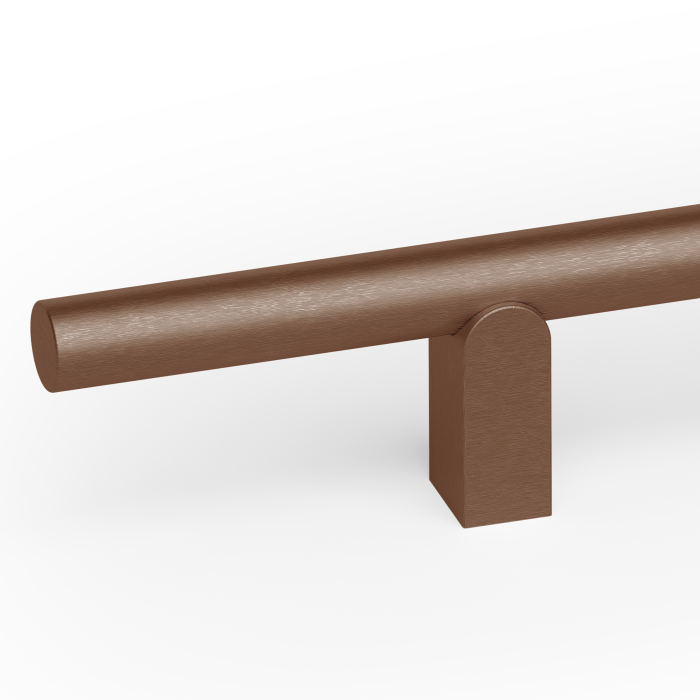 Maner pentru mobila Kumo, finisaj bronz periat, L:480 mm [3]