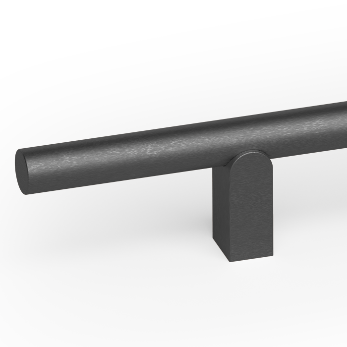 Maner pentru mobila Kumo, finisaj negru titan, L:248 mm [3]