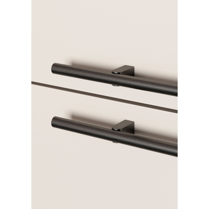 Maner pentru mobila Kumo, finisaj negru titan, L:480 mm [5]