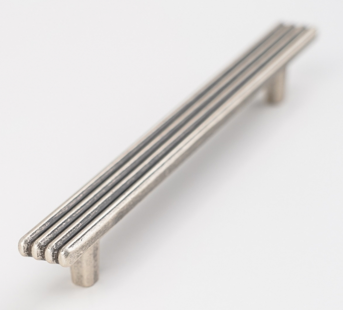 Maner pentru mobila Leco, finisaj argint antichizat CB, 160 mm [3]