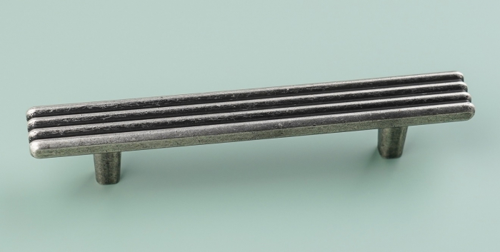 Maner pentru mobila Leco, finisaj argint antichizat CB, 96 mm [5]